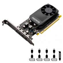 Nvidia Quadro P620 2GB GDDR5 Professional Graphics Card, Full Height Single Slot, 4K Multi-Display Output (4x MiniDP), For CAD, 3D Modeling, Rendering, Video Editing, Multi-Screen Workstation Environments (Industrial Packaging) - P620 2G - View 3