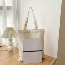 Rubber Duck Art Men Women Yellow Rubber Ducky Duck Lover Canvas Tote Bag Fashion Large Capacity Grocery Bag Women Movie Shopping Bags Handbags