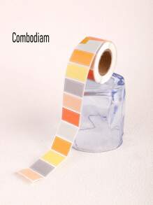 500 PCS/1 Roll Waterproof Color-Coded Index Tabs - Vibrant Sticky Labels For Organizing, Tagging & Personalized Name Tags,School Supplies,Back To School