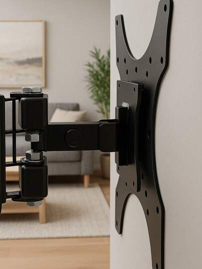 Soporte de Pared para TV de 32" a 55" con Brazo Articulado, Giro de 180° e Inclinación Ajustable, Ideal para Espacios Modernos y Ahorro de Espacio