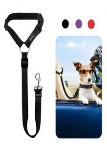Cinturón de para mascotas en el coche, productos para el coche, correa de para perros, correa para mascotas, cinturón de para perros y gatos, sujeción para reposacabezas del coche, de nailon ajustable, sujeción para vehículo para perros, accesorios para mascotas en el coche, accesorios para el coche