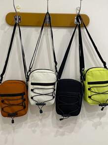 Umhängetasche für Herren im japanischen Arbeitsstil, lässige kleine Schultertasche für Jungen, neue kleine Schultertasche für Männer