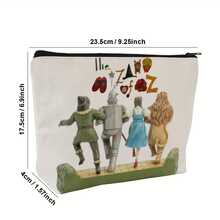 Wizard Of Oz Makeup Bag – Classic Character Design With Tin For Man, Scarecrow & Lion, White Portable Pouch For Makeup, Pencils, Or Snacks, Stylish Zipper Gift For Sisters, Students, Or Fans Of The Iconic Movie,Christmas,Christmas Decoration, - Multicolor - View 3