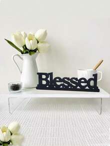 1pc Inspirational Home Decoration Farmhouse Dining Table Home Decoration Home Living Room Office Center Ornaments, With Modern Style And Creativity In Craftsmanship Design, Simple Desktop Decorations. - BLESS - View 3