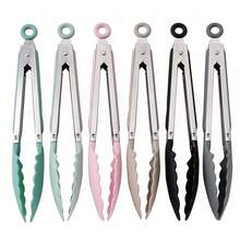 Kẹp gắp thức ăn chịu nhiệt, đa năng dùng cho nấu nướng, chiên rán và nướng. Loại kẹp này lý tưởng để nấu ăn, áp chảo bít tết và nướng thịt ngoài trời. Thiết kế tay cầm tiện dụng giúp cầm nắm thoải mái, giảm mỏi tay ngay cả khi sử dụng lâu dài. - Nhiều màu - Xem 5