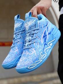 2025 Spring New Lightweight Thick Sole Plus Size Women Basketball Shoes, Outdoor Casual Sports Shoes, Durable Running Shoes, Soft & Comfortable Hiking Shoes, Shock Absorbing & Rebound, Casual Shoes (Note: Hand-Painted Soles, Uneven, Random Patterns, Asymmetric)