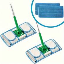 1reusable Ultra-Fine Fiber Mop Pads, Compatible With Wet Spray Washable, Durable Dry And Wet Floor Cleaning Cloths, Easy To Install, Floor Cleaning Supplies | Mop Head Compatibility | Durable Mop Refill, Floor Cleaning Mop