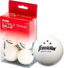 EstiloFranklin Sports Pelotas De Tenis De Mesa - TamañO Y Peso Oficial, 40Mm, Una Estrella, Profesionales, Duraderas Y De Alto Rendimiento - Blancas - Paquete De 12VersióN Mejorada