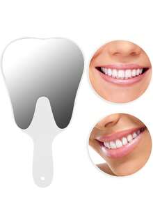 1 件镜子，手持化妆镜，随身旅行镜化妆镜，便携式美容镜，女士礼物，家居装饰，适用于水疗/浴室/家居/剃须/化妆镜