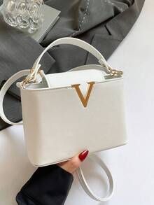 حقيبة يد نسائية فاخرة من علامة تجارية، حقيبة كبيرة...