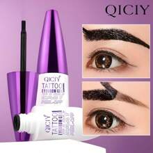 QICIY Semi-Permanent Eyebrow Tattoo Gel Paste With Easy Peel-Off Formula For Lasting Waterproof Effect Makeup Cosmetic Multicolor - 03# - 查看 6