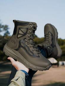 Męskie buty trekkingowe, profesjonalne buty treningowe, buty sportowe, oddychająca tkanina, antypoślizgowe buty outdoorowe, męskie antypoślizgowe wojskowe buty taktyczne, buty bojowe, wysokie buty wojskowe, buty trekkingowe, czarne buty, brązowe buty, zielone buty, wysokie buty, wojskowe buty treningowe, brązowe buty, czarne buty, zielone buty, brązowe botki, czarne botki, zielone botki, brązowe buty taktyczne, czarne buty taktyczne, zielone buty taktyczne, czarne buty wojskowe, zielone buty wojskowe, brązowe buty wojskowe - Ciemnozielony - Zobacz 7