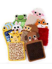 8-Texture Animal Themed Sensory Mat, Tactile Stimulation Toy For Autistic Teens, Early Movement & Sensory Awareness Training For Classrooms, Ideal Back-To-School Gift. Textured Animal Pattern Color Recognition Sensory Mat, Provides Multi-Animal Sensory Exploration Set To Enhance Play Experience. Suitable For Sensory Rooms And Classrooms. - Multicolor - View 2
