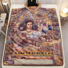 Maze Movie Theme Flannel Blanket - Extra Large, Soft & Comfortable, Polyester Blend, All Season, Machine Washable, Great For Bed, Sofa, Travel, Camping, Nap, Unique Gift Idea, Maze Movie Blanket | Modern Design | Polyester Blend, Maze Movie