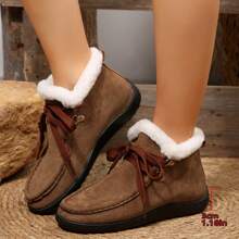 Lässige, vielseitige, warme, thermisch gefütterte, bequeme Damen Knöchelstiefel