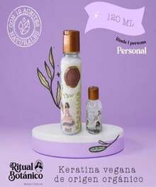 MAIKE AMOUR Keratina, RITUAL BOTANICO 120 Ml - Keratin Treatment With 12 Natural Oils And Amino Acids For Shine, Softness And Nutrition Original Product From COLOMBIA - Macadamia và Lô hội - Xem 2