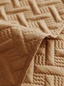 1 pieza Alfombra para sofá, unicolor universal para las cuatro estaciones, alfombra protectora anti-arañazos para mascotas, cubierta de sofá amiga de las mascotas, alfombra para sofá, protección de muebles para dormitorio, oficina y sala de estar, decoración del hogar (las fundas de almohada, respaldos y guantes se deben comprar por separado) - Café integral - Ver 5