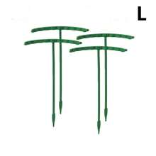 8-Piece Set, Plastic Plant Support Ring, Suitable For Greenhouse Gardens, Semi-Circular Fixed Pole, Suitable For Indoor Flowers And Climbing Plants, Flexible And Adjustable Bonsai Tool, Easy To Adjust Height