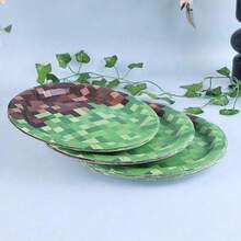 10pcs/20pcs/40pcs/60pcs/Set,Pixel Birthday Party Supplies Pixel Paper Tray Video Game Birthday 9 Inch 7 Inch Paper Tray Tissue Napkins For Birthday Party Decoration - Multicolor - View 7