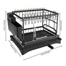 YUNRUX Estantes y soportes - Negro - Ver 5