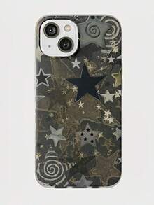A Stylish Phone Case That Does Not Include A Lanyard Or Stand. This Whimsical 2-In-1 Retro Collage Phone Case Features An Aesthetic Star Design And Abstract Art Design. It Is Compatible With Samsung Galaxy S25/S25 Plus/S25 Ultra/S24/S24 Plus/S24 Ultra/S24 FE/S23/S23+/S23 Ultra/S22/S22+/S22 Ultra/S21/S21+/S21 Ultra/S20 Ultra/A71/A56/A55/A54/A53/A52/A34/A26/A15/A16/A14/A13/A06 And  17, 17 Air, 17 Pro, 16, 16 Plus, 16 Pro Max, 15 Plus, 15 Pro, 15 Pro Max, 14, 14 Plus, 14 Pro, 14 Pro Max, 13, And 13 Pro Max. - 多色 2 - 查看 4