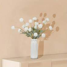 1pc 5 Flower Dandelion Artificial Flowers, Autumn Colors, Decoration For Living Room, Dining Table Floral Arrangement, Valentine Day, Gift Gifts Birthday Graduation