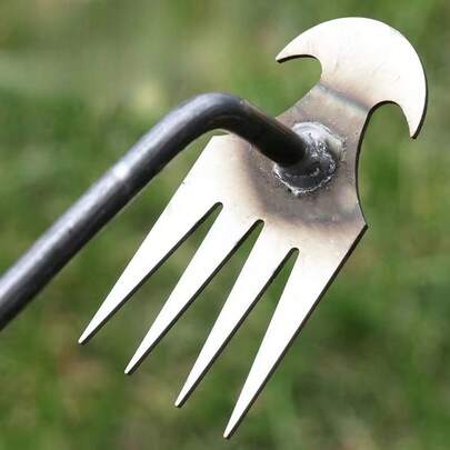 Weeding Artifact Rake Small Shovel Weeding Tool Wild Vegetable Gardening Weeding Tool Hook Grass Stainless Steel Drafting Seedling Tool Root Weeding Loose Soil Gardening Tool Multifunctional Weeding Shovel Vegetable Weeding Tool