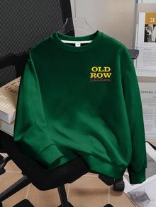 青少年男孩休闲简约酷鱼图案复古风格套头衫圆领长袖毛衣秋冬新款男童衣服儿童