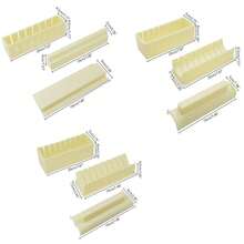 YumiPLUS 10pcs Sushi Making Kit - Premium Plastic Sushi Maker Set With Rice Roll Molds, DIY Tool For Home Beginners, Includes Spreader And Chopsticks, Perfect For Homemade Sushi And Rice Balls, Sushi Roll Maker (Random Color, Random Style) - Multicolor - View 3