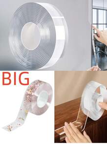 2 件装透明防水防霉印花填缝胶带，厨房灶台浴室墙角腰线缝隙贴纸，填缝胶带