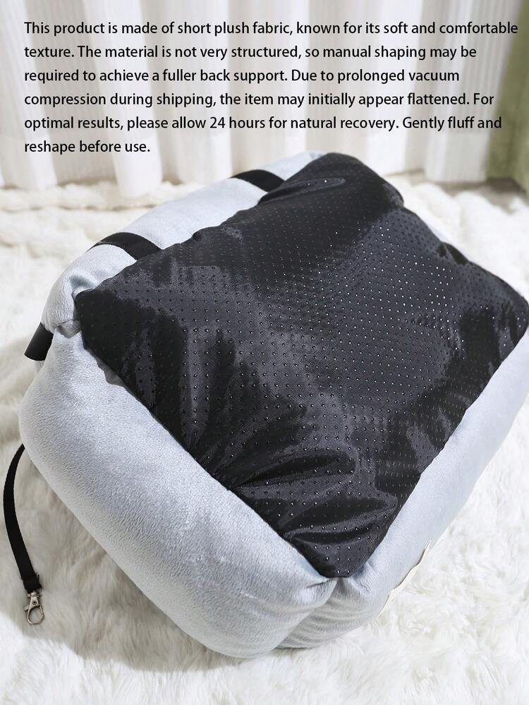 1pc Detachable Pet Car Seat Cushion, Suitable For All Seasons, Pet Car Seat, Pet Bed, With Leash, Fit For Medium & Small Cats And Dogs Dog Car Seat Car Seat Covers Dog Car Seat Cover Pet Car Seat - Dark Grey - View 5