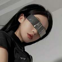 New Cyber Punk Style Glasses, Suitable For Men And Women, Combining Futuristic Technology And Stylish Eyewear Design - Multicolor - View 2