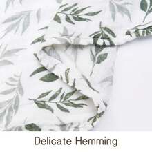 % Cotton 120*110cm 2 Layers Newborn Bath Towel Wrap Muslin Swaddle Blankets - S153 - 查看 4