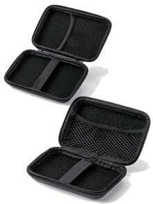 1个记忆卡游戏盒，兼容卡套，扑克卡盒，游戏卡保护盒，桌面三国扑克卡保护套，适用于Phase 10游戏卡/PM TCG卡，卡牌游戏收纳盒最多可容纳350张卡牌，3种款式，男孩生日礼物，成人派对游戏，派对礼品，男女皆宜，婚礼，单身派对，返校礼物，教师节礼物 - 黑色 - 查看 16