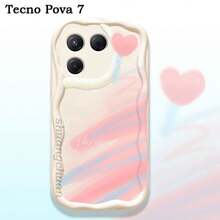 3 trong 1 cho Pova 7: Miếng dán màn hình, Miếng dán màn hình riêng tư, Ốp lưng điện thoại Pova 7 4G - Ốp lưng điện thoại chống rơi màu kem chuyển màu nước, Màng phim mềm mờ, Màng phim gốm, Màng phim ống kính Bảo vệ màn hình thiết yếu, Dùng cho kính chắn gió hàng ngày, Văn phòng, Gia đình Miếng dán màn hình điện thoại Phụ kiện điện thoại Chống nước Chống sốc Chống xước Chống bám vân tay Bao phủ toàn bộ - 3IN1 (Phim mềm 9D) - Xem 3