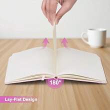 Leather Hardcover Notebook For Work College Ruled Lined Journal Writing Business School Office Use 192 Pages Medium 5.5 X 8.3 Inch