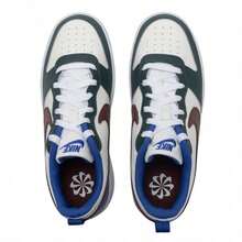 Nike Court Borough Youth Sneakers Retro Basketball-Inspired Design Cushioned Midsole Durable Comfort Casual And Everyday Wear DV5456-300 - White/Black - View 4