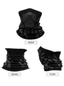 1pc Neck High Elasticity Face Mask For Men And Women, Outdoor Cycling Autumn And Winter Knitted Ski Mask, Sports Warm Scarf, Breathable All Season Seamless Hollow Neck Cover, Headscarf, Cold Resistant Scarf For Women, Women's And Men's Cycling Sports Windproof Dustproof Neck Cover