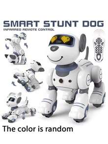 电子宠物遥控狗（3色） - 智能声控机械玩具，儿童玩伴，完美的节日/圣诞节/生日/新年/万圣节/复活节礼物