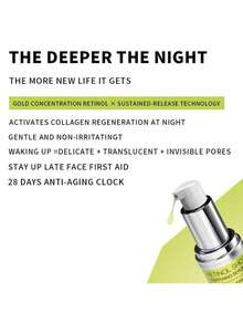 The Vita A Retinol Shot Tightening Serum | With Pure Vitamin A Retinol, Peptide, Pore Minimizer, Wrinkles & Fine Lines, Firmer Skin, Anti-Aging, Skin Smoothing - 彩色 - 查看 9