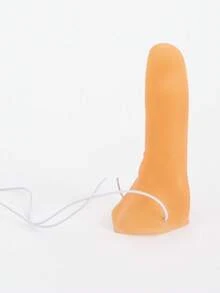 Fake Long Nose Costume: Long Nose And Pointed Nose Halloween Costume Cosplay Party Supplies - 1 Piece - Apricot - View 6