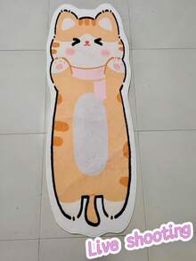 1 tấm thảm mềm hình con mèo, thích hợp cho phòng ngủ, phòng khách, phòng tắm, tủ quần áo, trang trí sàn phòng ngủ, trang trí nhà dễ thương, thảm phòng ngủ, thảm, trang trí nhà cửa, thảm phòng khách, thảm phòng khách, thảm phòng ngủ - Nhiều màu - Xem 4