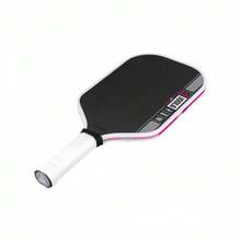 1pc Pro IV Pickleball Racket – UPA-A And USAP Dual-Certified Original Carbon Fiber Surface, 16mm Technical Elastic Power Propulsion Core, All-Round Pickleball Racquet For Unisex Use - Multicolor - View 3