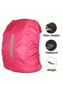 15-75L High-Gualty Backpack Rain Cover -Large Capacity, Wearesistant, Ultra-Lght, Suitable For Hiking,Camping And Backpack Rainproof And Anti-Fouling Cover, Dustproof Cover For Outdoor Travel Hiking And Mountaineering Bag, Foldable And Backpack Protective Cover With Reflective Strips, Suitable For Outdoor, Mountaineering, Commuting, School, Home, Travel Storage