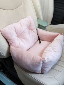 1pc Detachable Pet Car Seat Cushion, Suitable For All Seasons, Pet Car Seat, Pet Bed, With Leash, Fit For Medium & Small Cats And Dogs Dog Car Seat Car Seat Covers Dog Car Seat Cover Pet Car Seat - Pink - View 15