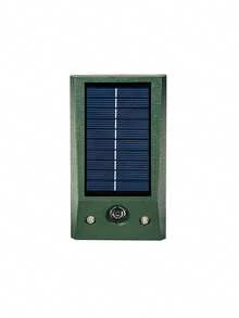 可充电太阳能无线驱虫器，太阳能动物追逐器可调频率，IP65 防水庭院农舍棚屋防御 - 内外两用，适用于老鼠猫昆虫 - 黑色 - 查看 14