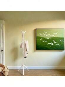 6/9 Pcs Minimalist Wall-Mounted Coat Rack, Tree Branch Style Freestanding Clothes And Hat Rack, Easy-To-Use Independent Hanger - High Stability Portable Storage Rack, Adjustable Height, Plastic Material, Elegant And Practical Branching Design, Suitable For Bedroom Clothing Storage, Suitable For Home, Dorm, Bedroom And Foyer Storage | Modern Style. Suitable For Hanging Clothes, Hats And Bags, Living Room, Bedroom, Home Office - Multicolor - View 10