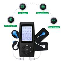 TENS Rechargeable TENS Unit Machine - USB Charging EMS Muscle Stimulator For Back, Shoulder, Neck Relax, Electronic Transcutaneous Electrical Nerve Stimulator
