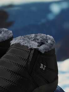 Botas de nieve con forro térmico y a prueba de agua, nuevas para otoño/invierno, ligeras, suaves, antideslizantes, de caña baja, cómodas, adecuadas para tallas grandes, parejas