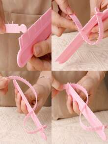 1pc Flip Cake Arc Ruler Decorative Marking Divider,Cake Arch Guide Tool,Aid Diy Cake Framing Tool,Round Lace Baking Measuring Pastry,Decorating Graduated Scale,Cake Piping Assistant, Arc-Shaped DIY Baking Tool For Home Use,Versatile Cake Decorating Tool,Baking Tools,Cake Accessories,With A Scale For Cream Decoration Skirt Edge Marker